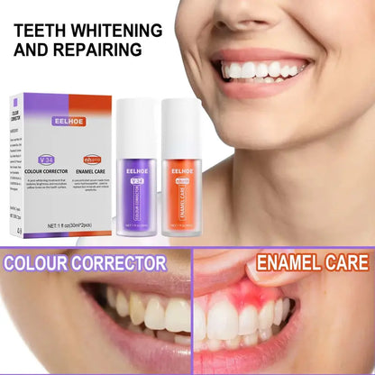 V34 Teeth Whitening Toothpaste Kit for Oral Hygiene