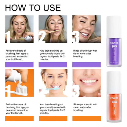 V34 Teeth Whitening Toothpaste Kit for Oral Hygiene